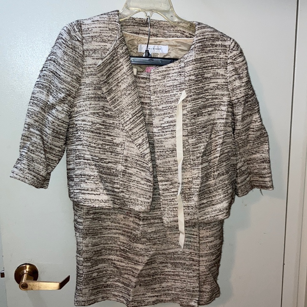 Zara Skirt and Jacket Set Vintage Suit